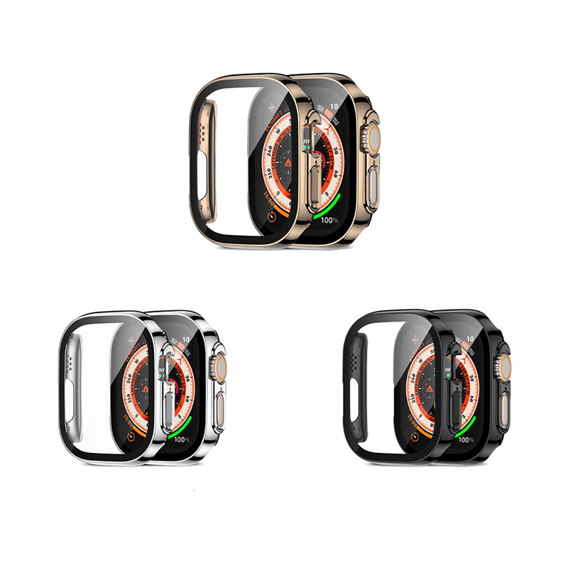 WP02 Colour case with glass for iWatch