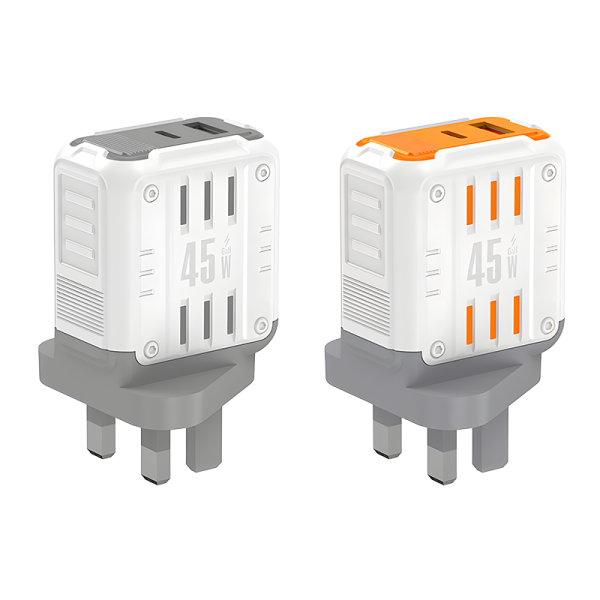 YC02 Mason 45W USB + Typec dual port Charger UK PLUG - 图片 3