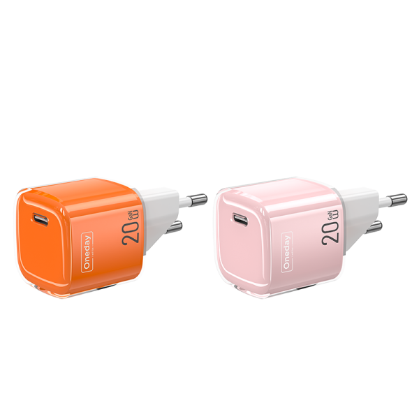 YC04 Crystal 20W mini T-ypec GaN charger EU PLUG - 图片 3