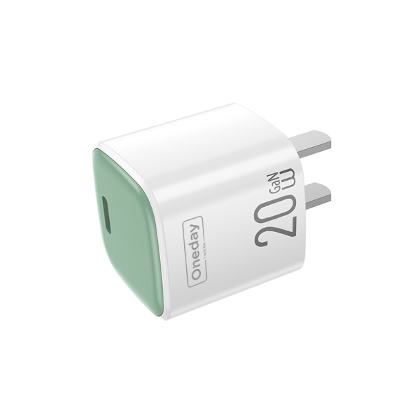YC06 Macaroon  20W mini typec GaN charger US PLUG - 图片 2