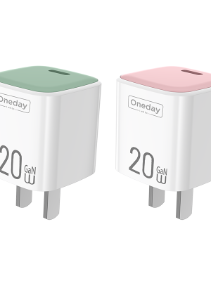YC06 Macaroon  20W mini typec GaN charger US PLUG
