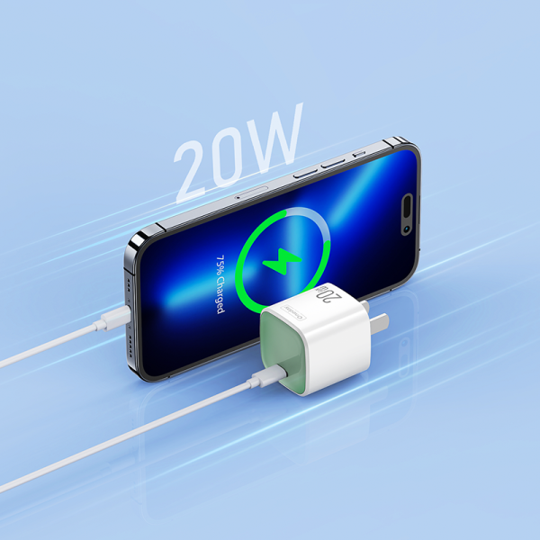 YC06 Macaroon  20W mini typec GaN charger US PLUG - 图片 4
