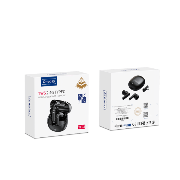 YE03 ANC & ENC 2.4G no delay TWS blue tooth earphone - 图片 5