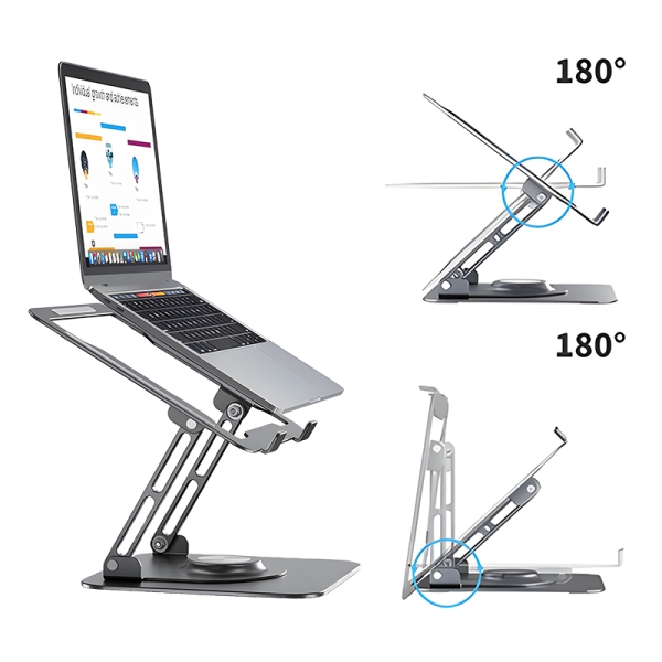 YH08 Deformable  aluminum Tablet / laptop desk holder - 图片 2