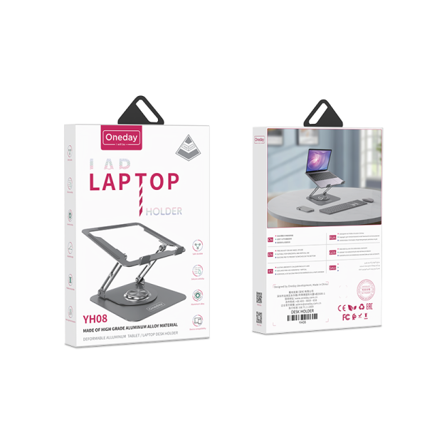 YH08 Deformable  aluminum Tablet / laptop desk holder - 图片 5