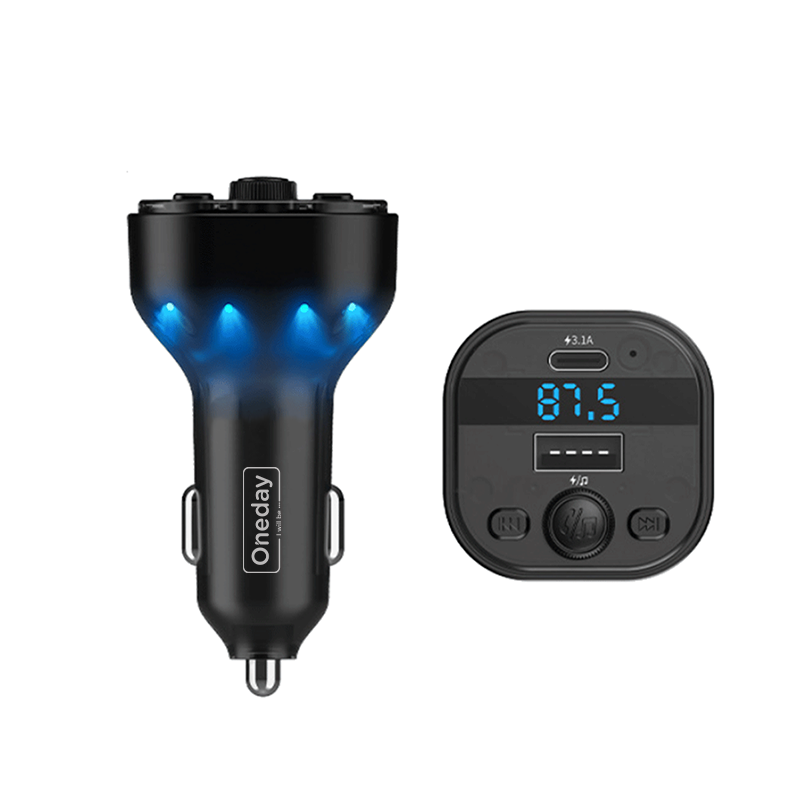 YR01 Car blue tooth receiver 5V 3.1A USB + T-ypec dual port fast car charger