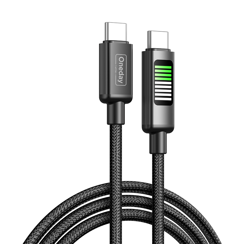 AA03 60W T-ypec to T-ypec intelligent 100cm fast charging data cable
