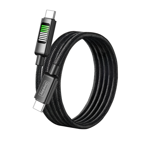 AA03 60W T-ypec to T-ypec intelligent 100cm fast charging data cable - 图片 3