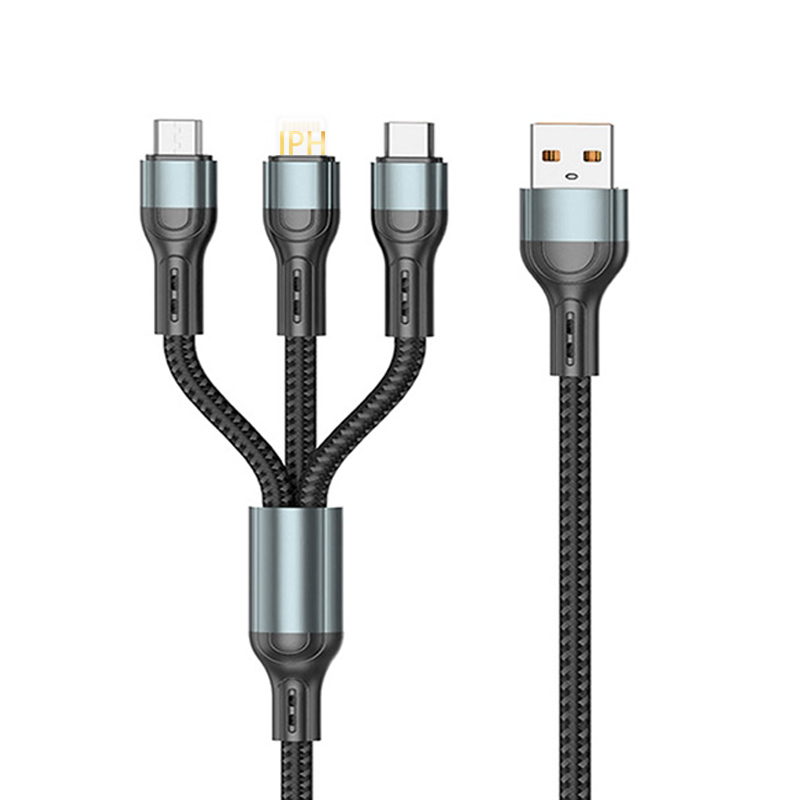 AA12 100W Trident 3 in 1 charging cable