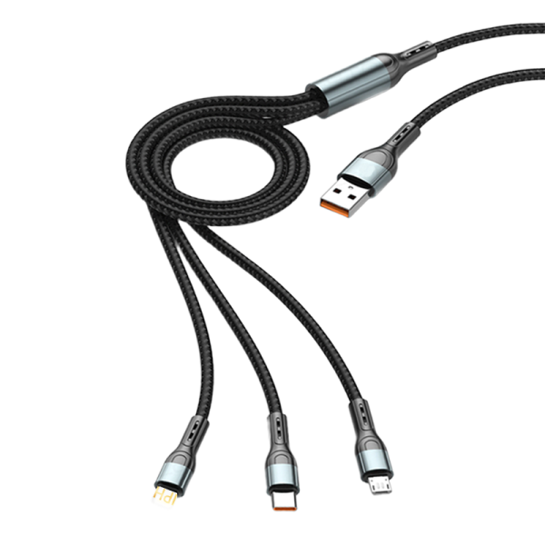AA12 100W Trident 3 in 1 charging cable - 图片 2