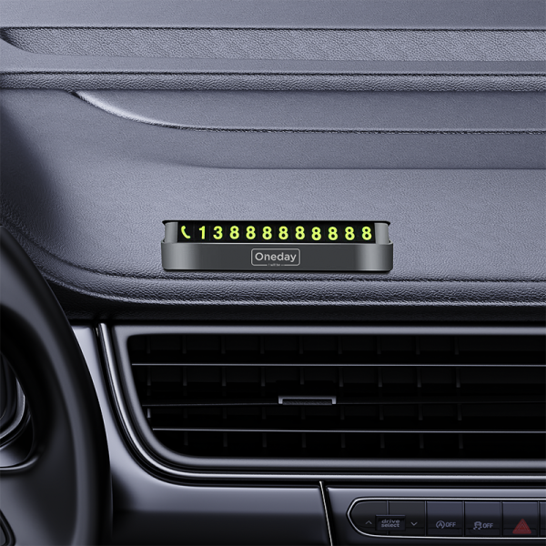 NR01 Plastic car number with night light figure - 图片 4