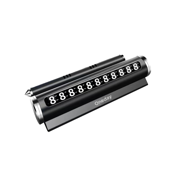 NR02 Metal car number with glass breaker - 图片 2