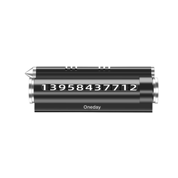 NR02 Metal car number with glass breaker - 图片 3