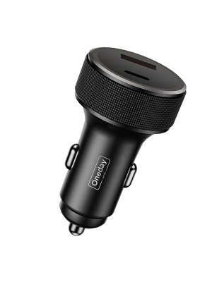 NR05 QC3.0 USB + T-ypec dual port fast car charger