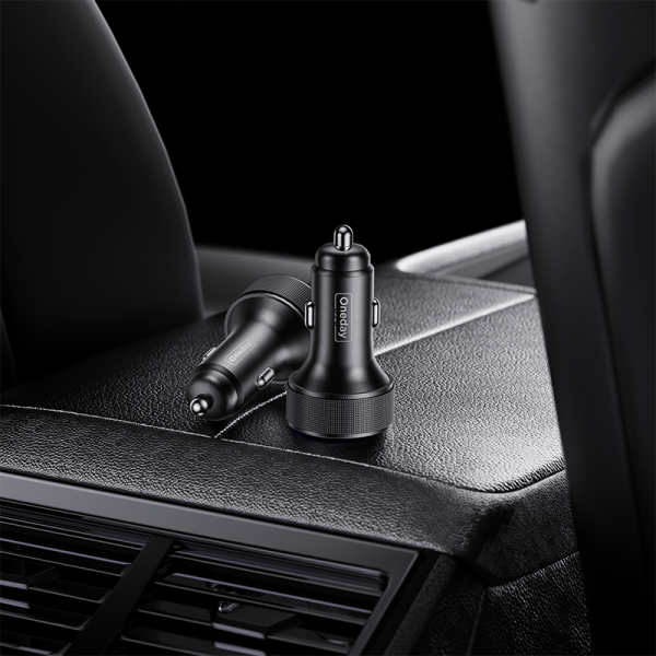 NR05 QC3.0 USB + T-ypec dual port fast car charger - 图片 4