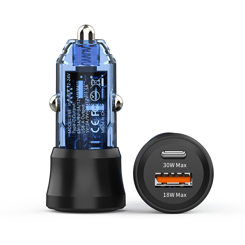 NR10 48W USB + T-ypec dual port fast car charger