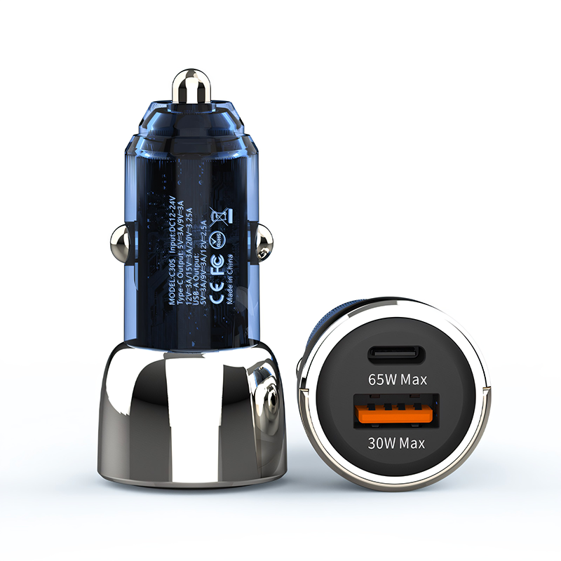 NR12 95W USB + T-ypec  dual port fast car charger