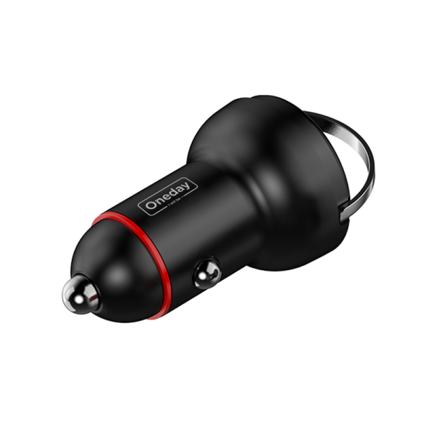 NR13 66W USB + USB + T-ypec  three port fast car charger - 图片 2