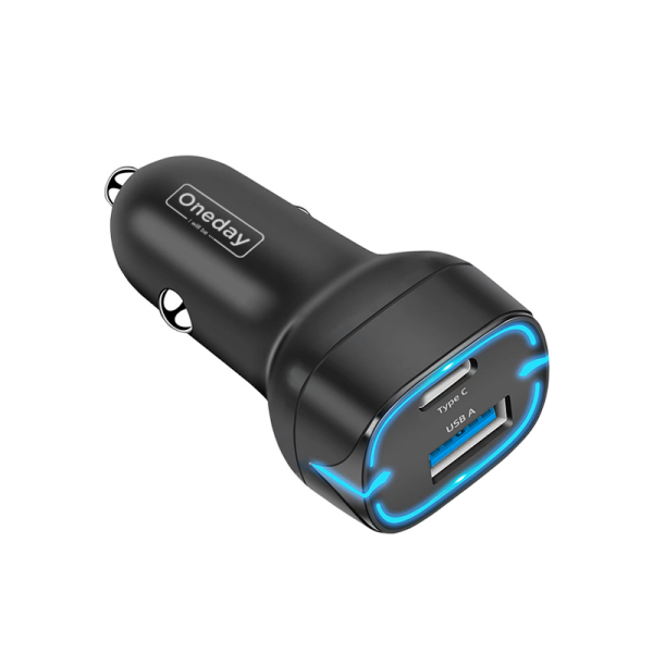 OR02 48W USB + T-ypec dual port fast car charger - 图片 3