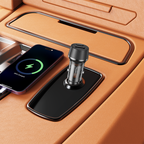 OR03 48W USB + T-ypec dual port fast car charger - 图片 4