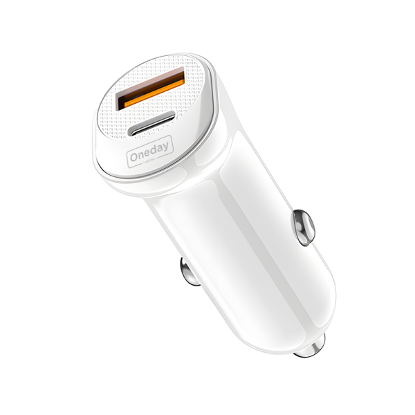 OR08 38W USB + T-ypec  dual port fast car charger - 图片 3
