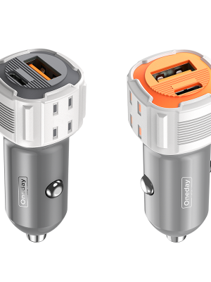 OR09 38W USB + T-ypec dual port fast car charger