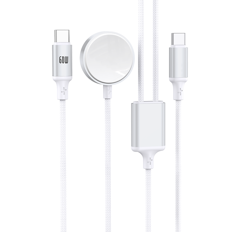 YA01 2.5W T-ypec wireless charger / T-ypec to T-ypec 60W 100cm for i Watch