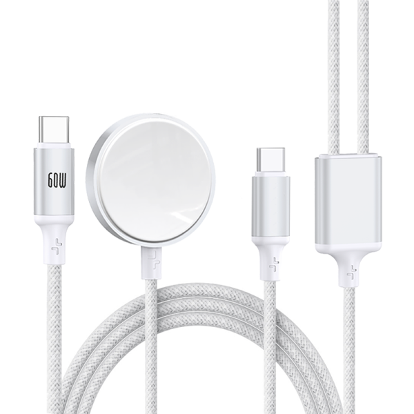 YA01 2.5W T-ypec wireless charger / T-ypec to T-ypec 60W 100cm for i Watch - 图片 2