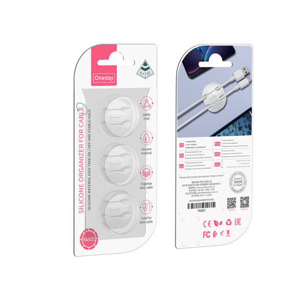 YAA01 Silicone organizer for cable - 图片 5
